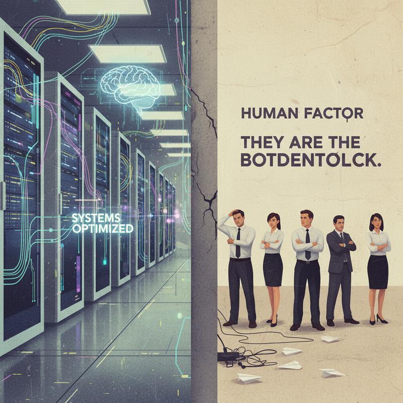 The technology is ready. The human system underneath it isn't.