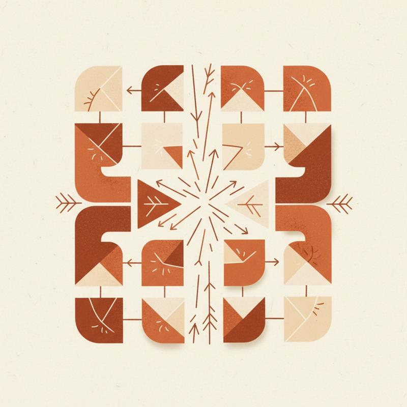 Editorial illustration of fractured corporate org chart with teams splitting apart